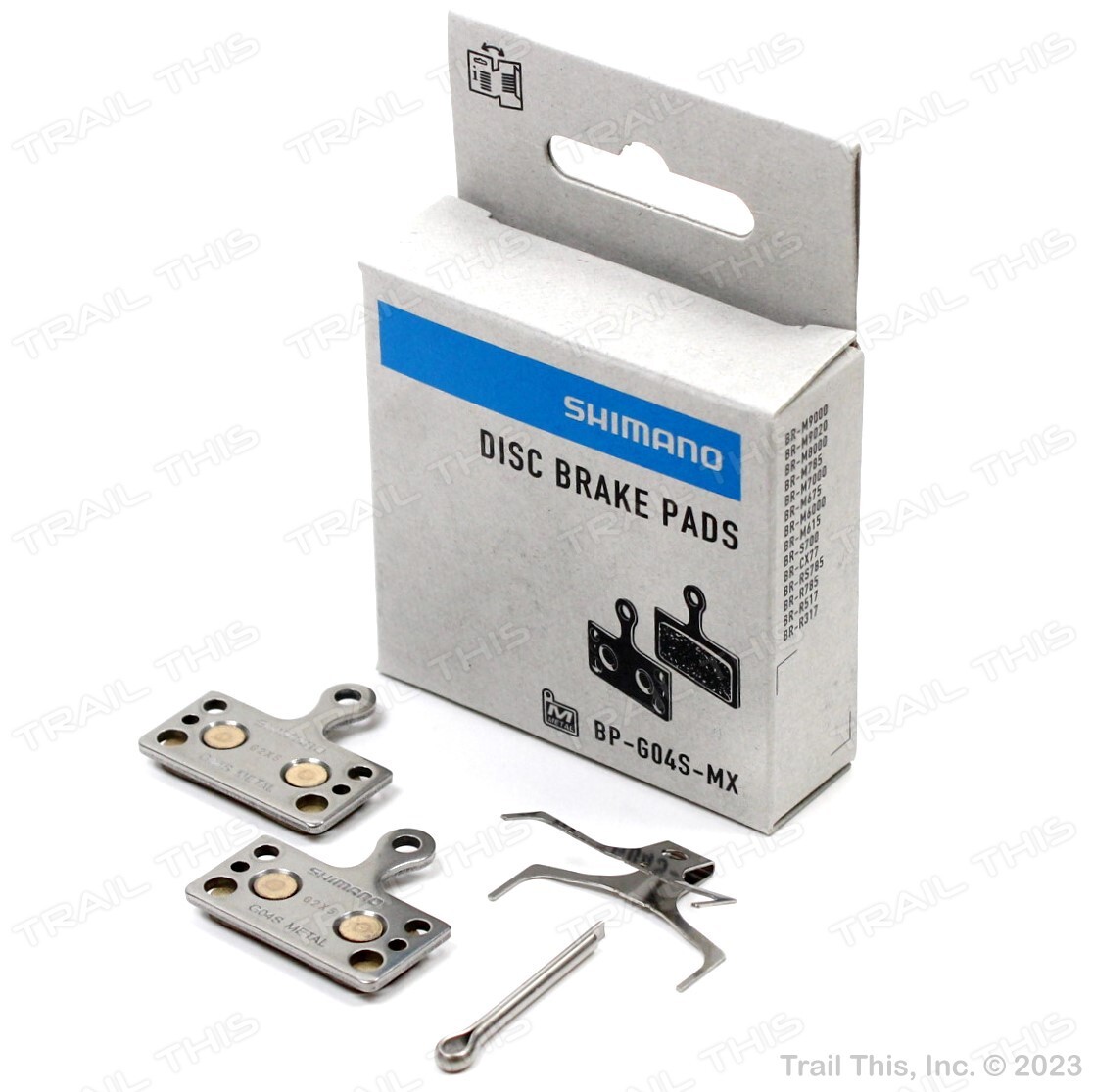 Shimano G04S-MX MTB/Road Disc Brake Pads XTR/XT/SLX/DEORE BR-M985/M785/M666/M615