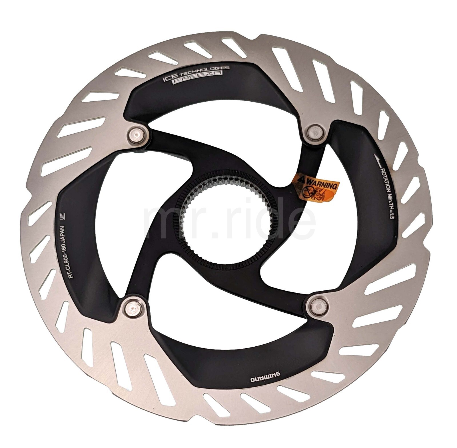 Shimano DURA-ACE RT-CL900 Center Lock Disc Rotor 160mm,w/Lockring ICE TECH,2Pcs