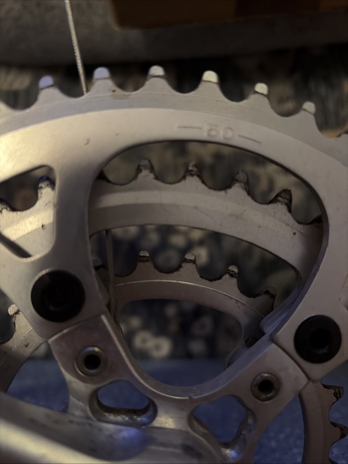 Vintage Topline CNC Road Triple Cranks 170 BCD Square Taper Polished Right Only