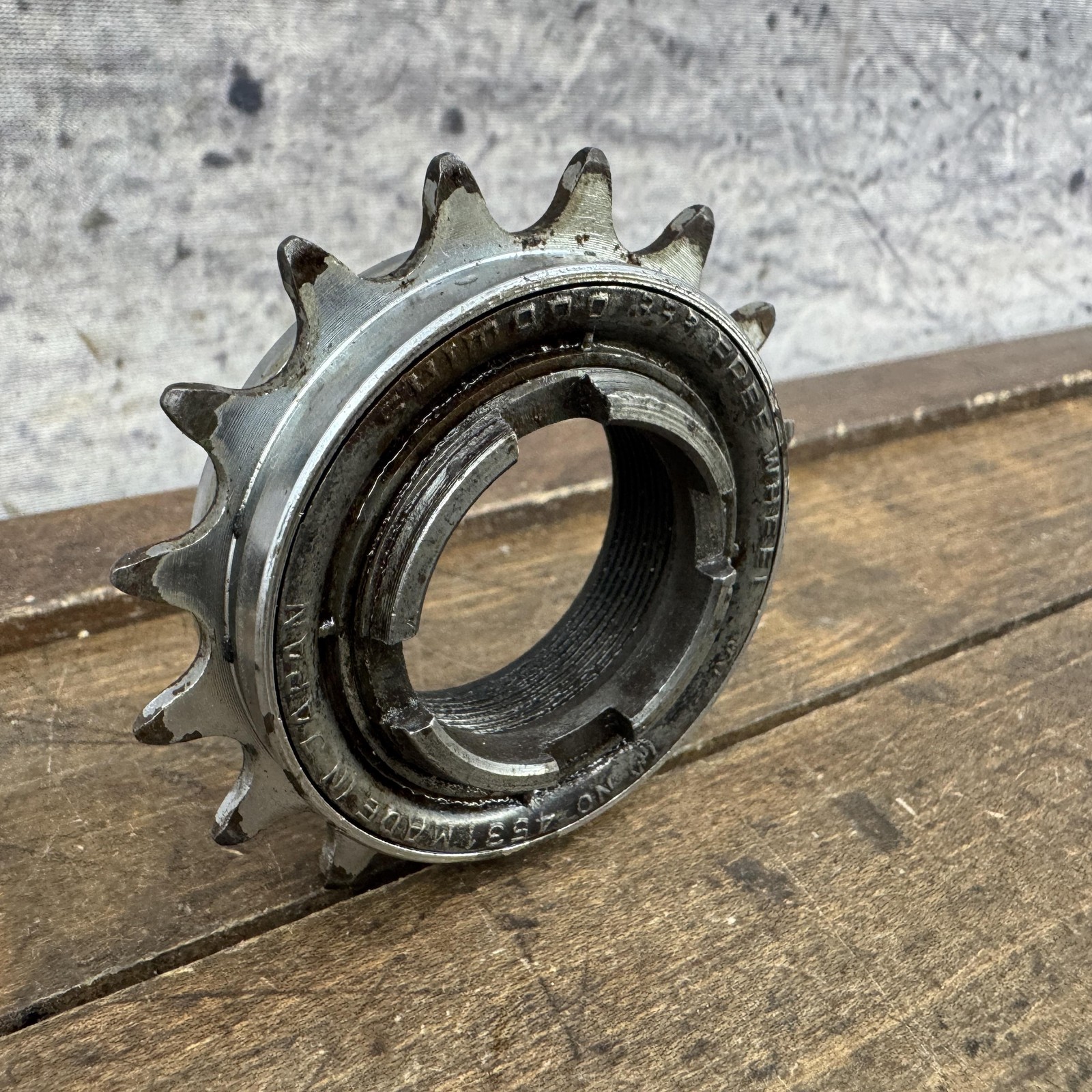 Vintage Shimano BMX Freewheel 16T Silver Steel 1980s OG Japan Single Speed