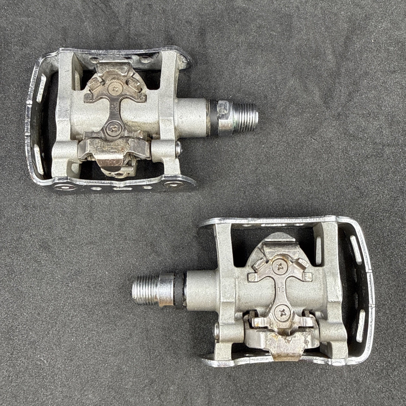 Shimano PD-M324 SPD Dual Platform Campus Pedals Silver EXCELLENT CONDITION