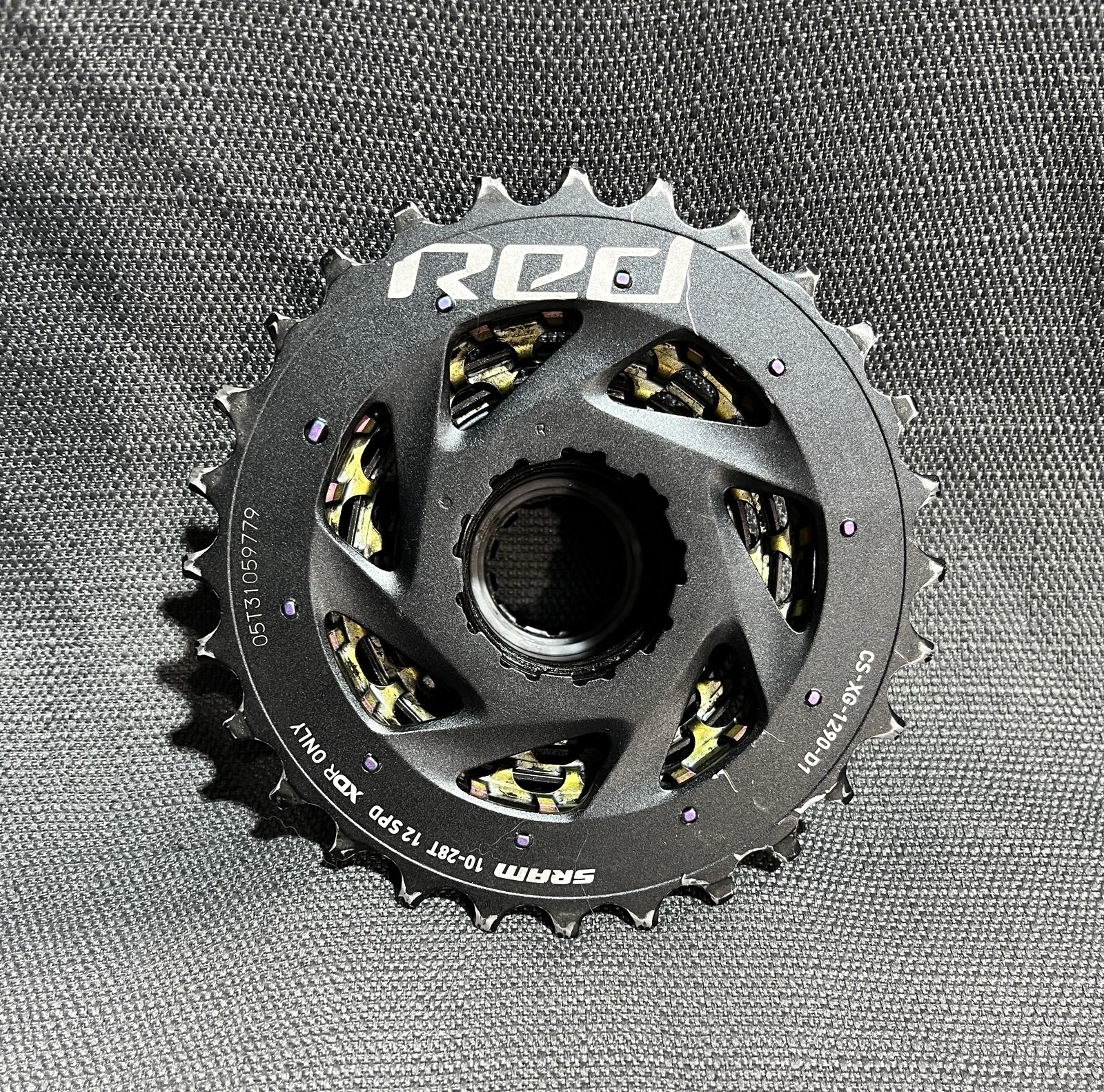 SRAM Red AXS XG-1290-D1 Rainbow Cassette Road Bike 12 Speed 10-28t 182g XDR
