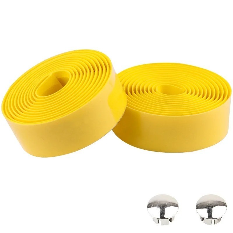 Road Bike Handlebar Tape Bicycle Cycling Bar Grip Tape Wraps Adhesive EVA Red