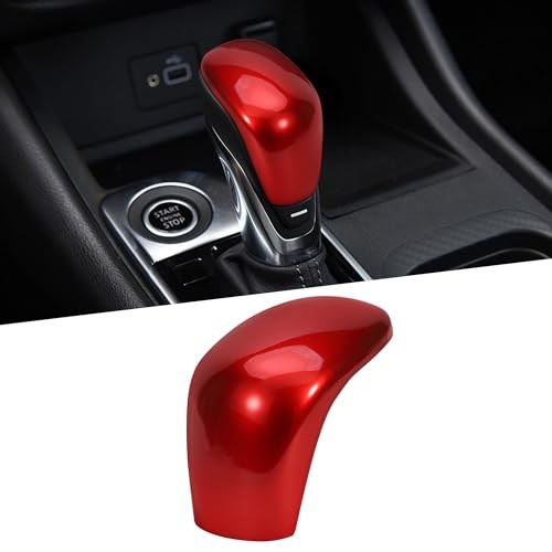 Car Gear Shift Knob Cover Compatible with Nissan Sentra Altima 2020 2021 Red