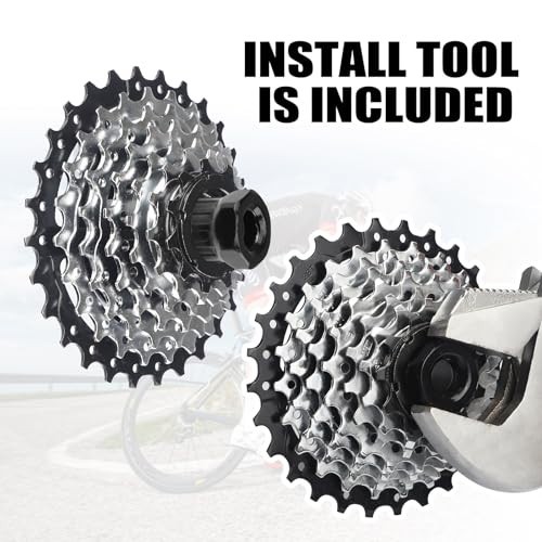 7/8 Speed E-Bike Freewheel 11-28T/11-32T Screw-On Replacement Parts, Threaded Ty