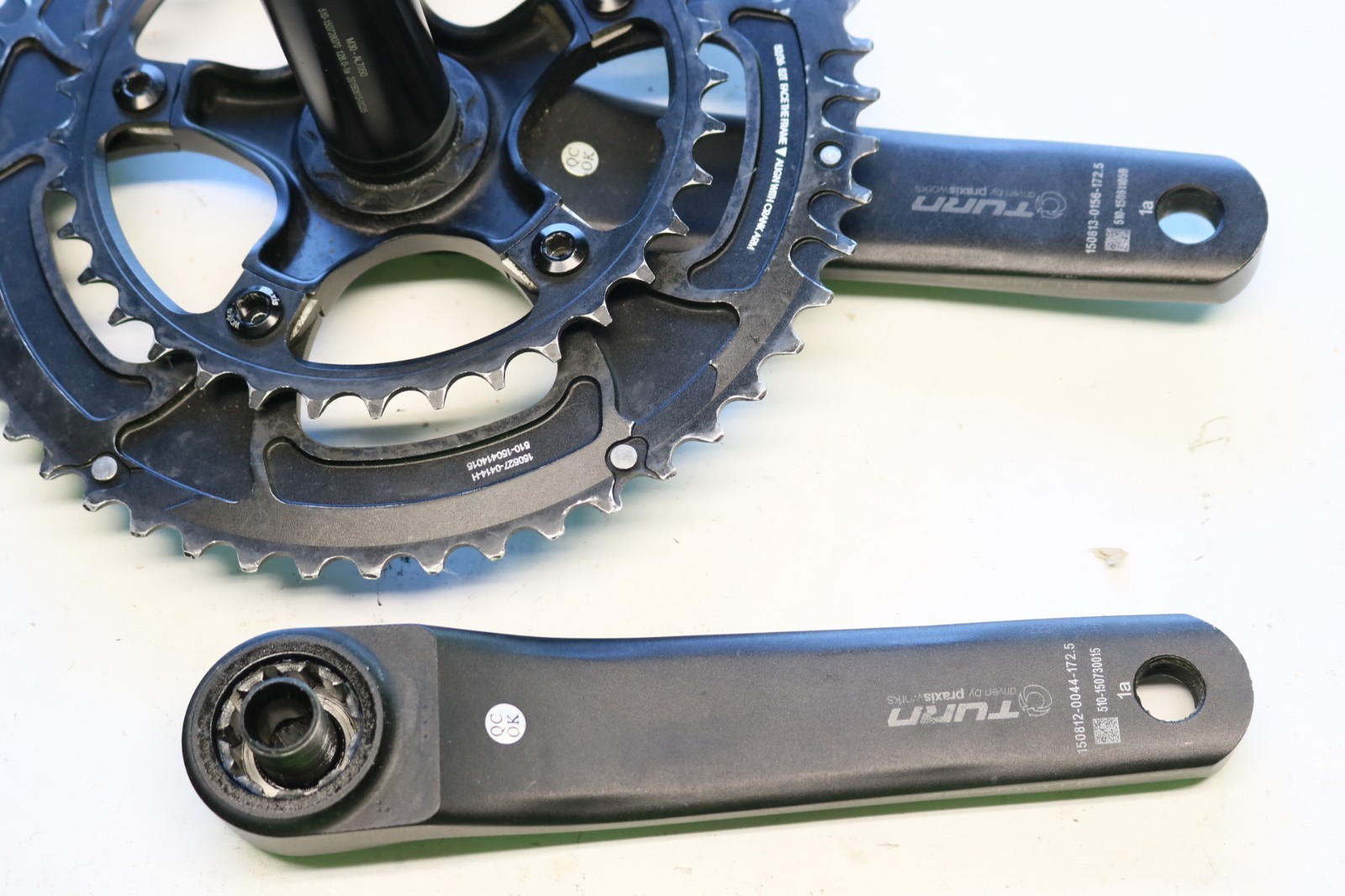 Praxis TURN Zayante Alloy 52/36T Crankset 172.5mm 10/11 Speed & Bottom Bracket