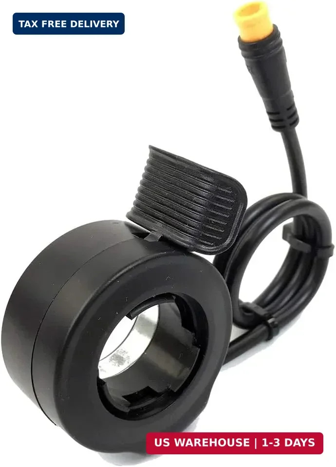 Schuck E-Bike Thumb Throttle 130X,Waterproof Accelerator,22.2mm/0.87in Handlebar
