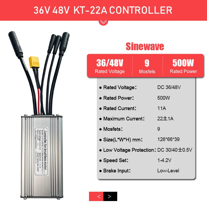 36V 250W 350W 48V 500W 750W 1000W 1500W Waterproof Brushless E-bike Controller
