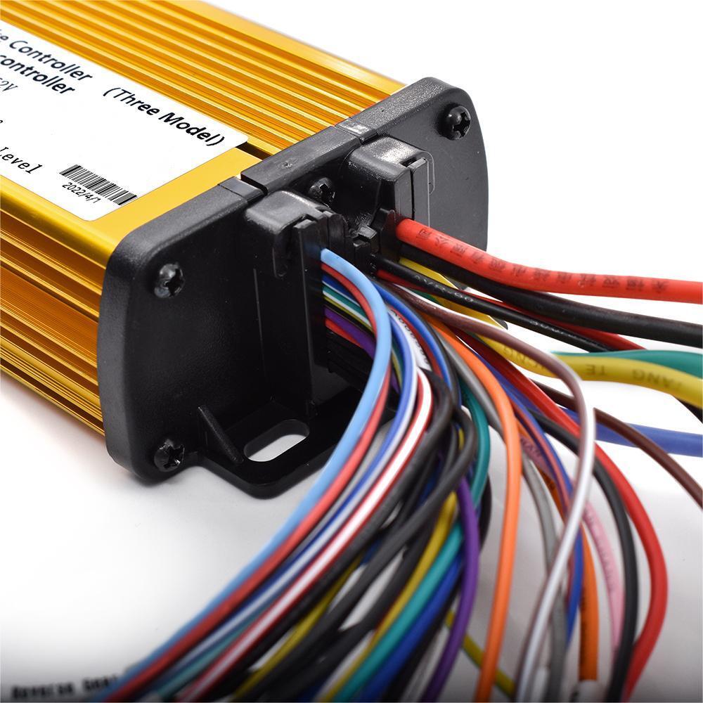 Brushless Motor Controller 36V 48V 350W 400W 3 Speed for E-Bike Electric Scooter