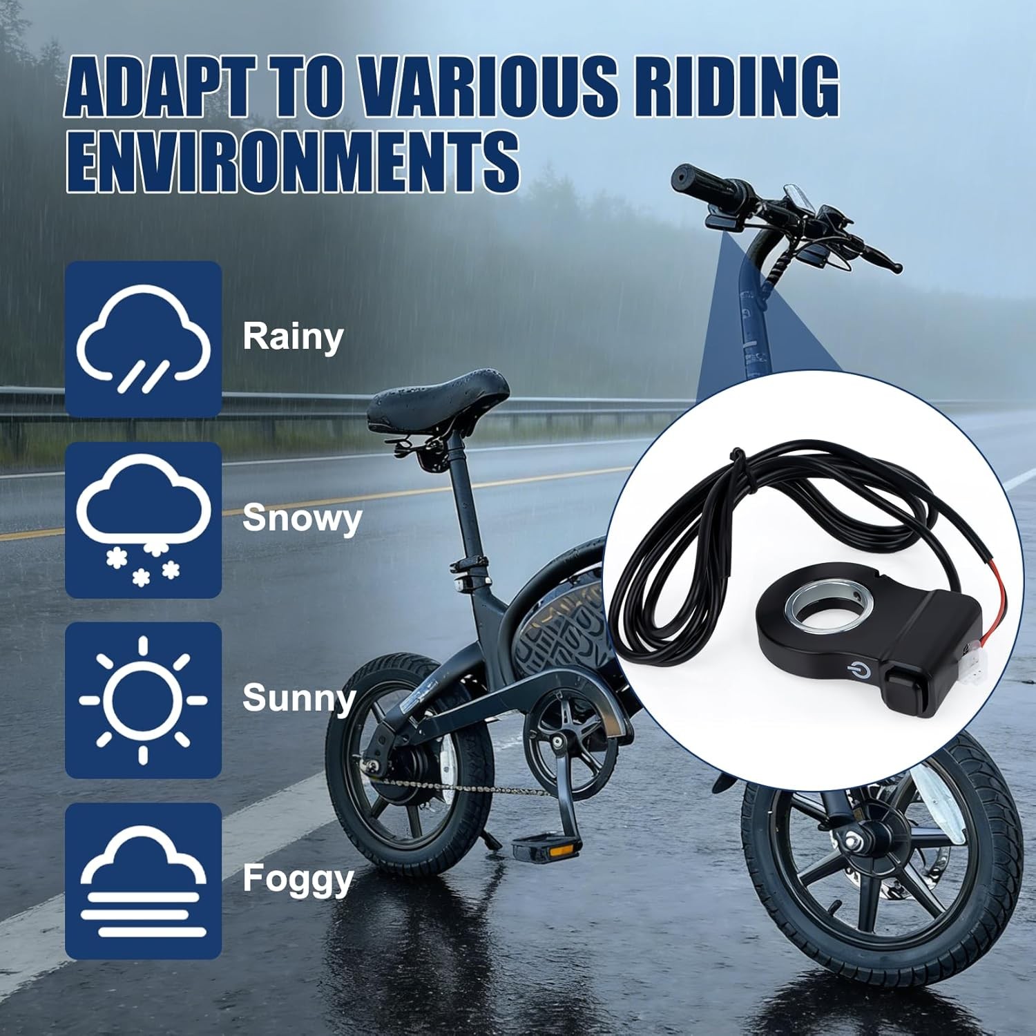 Ebike Power Switch 36V for Jetson Bolt Pro Bolt Up Atlas, for DYU D3F/D2F Ebike