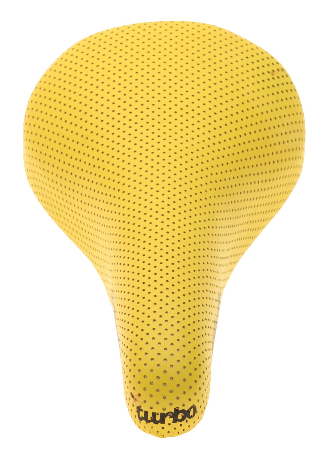 Selle Italia Turbo Saddle Steel Rails Original 90s Perforated Yellow NIB NOS NEW