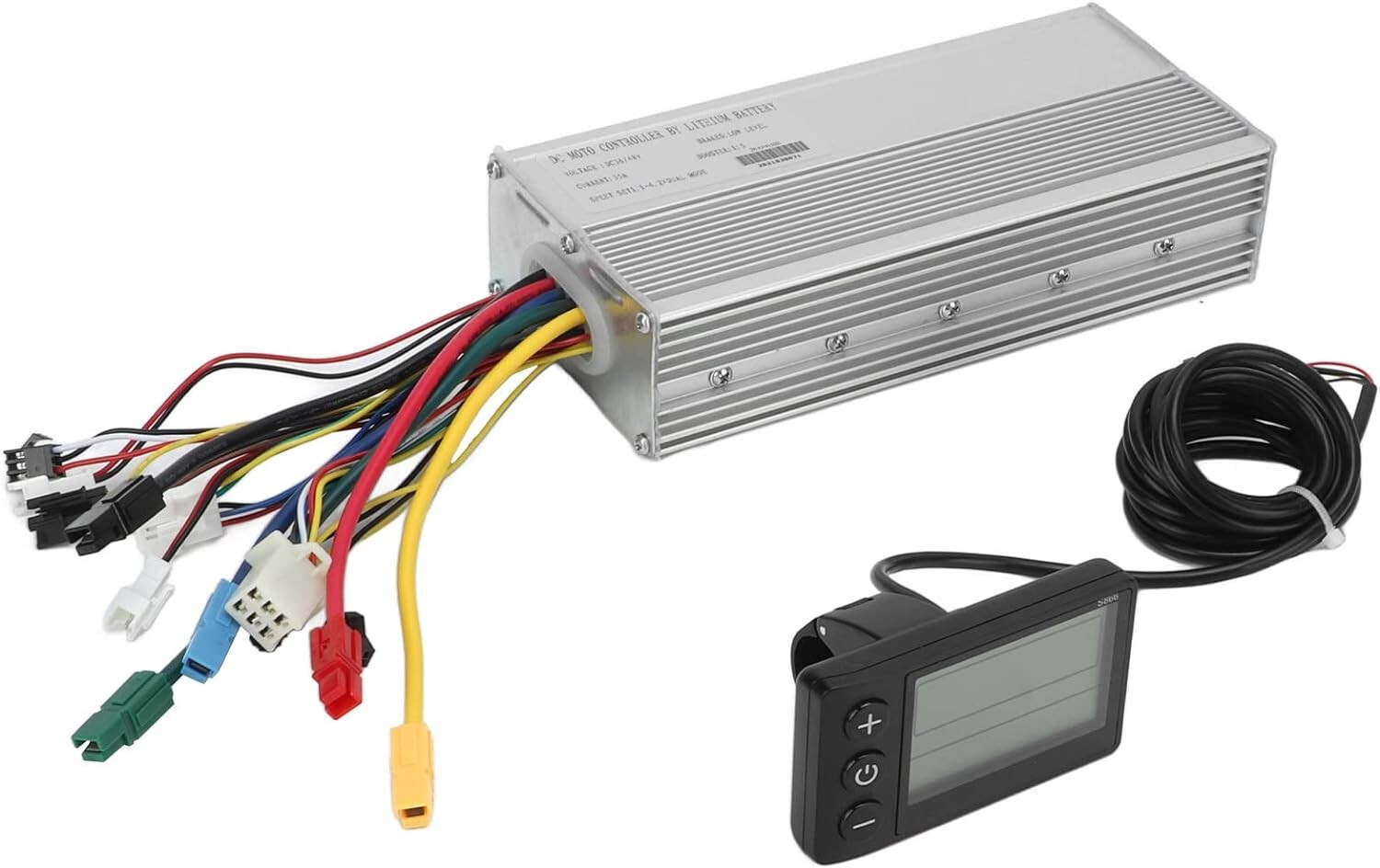 Electric Bike Battery Conversion Kit, 35A Low Level 1500W Controller S866 LCD