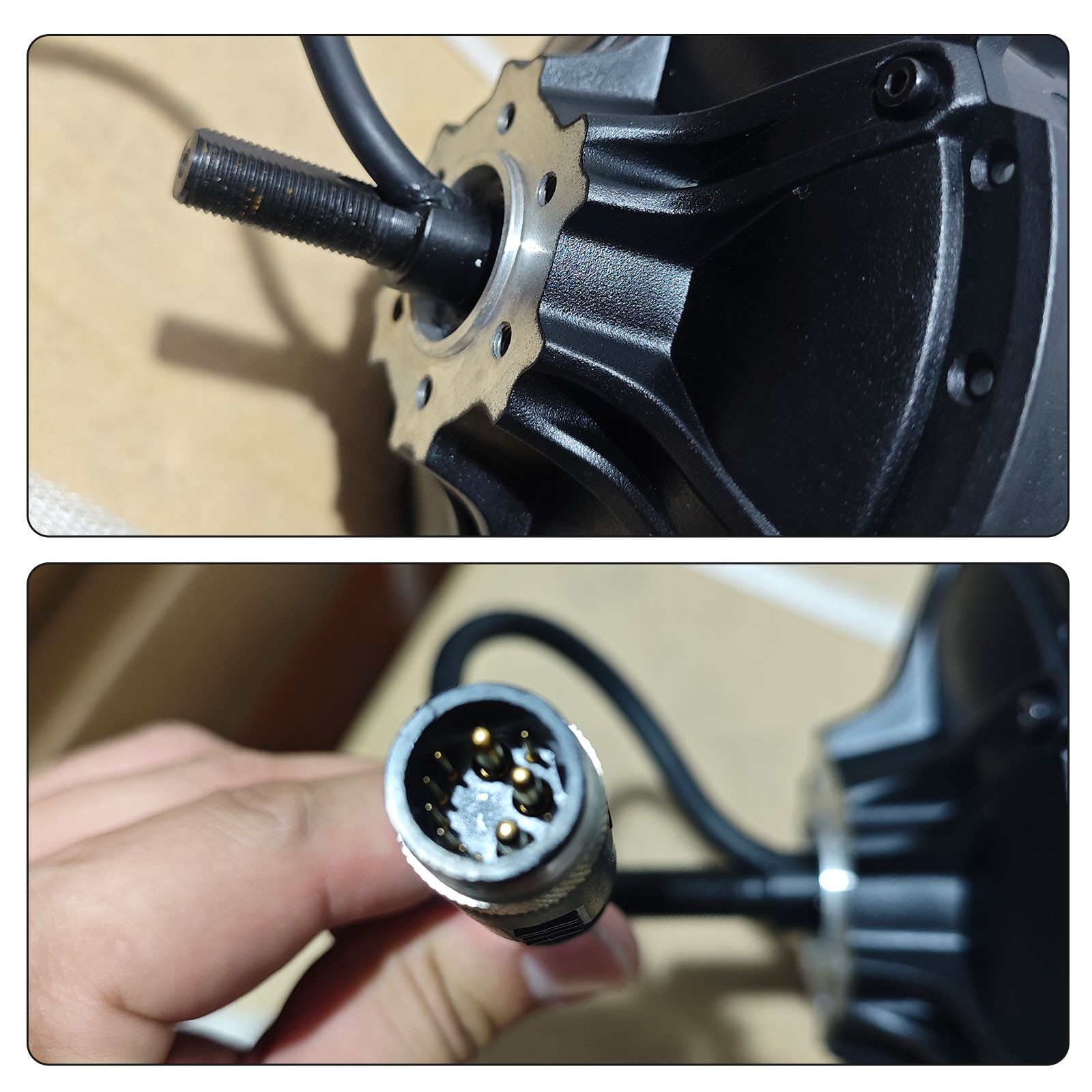 48V 750W Rear Hub Motor Fat Wheel 175mm E-Bike Right Cable For Bafang G062