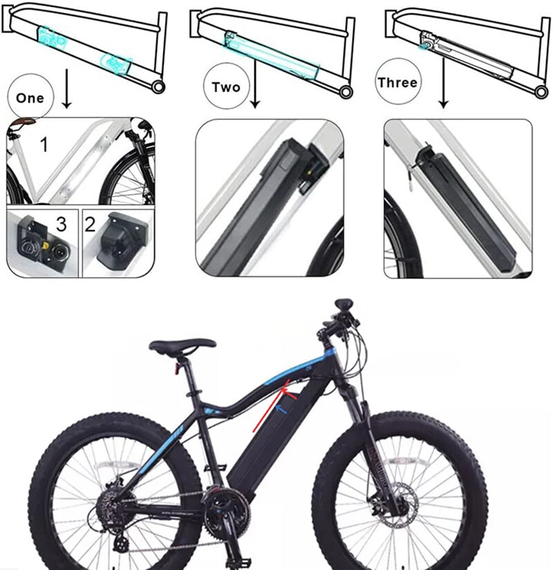 Ebike Battery 48V 25-30Ah Dorado Reention Cell for 0-1500W CM moscow ebike Motor