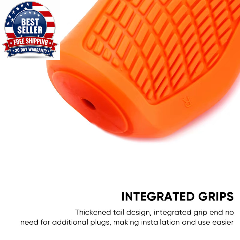 Bike Grips Rubber Mountain Bike Handlebar Cover Cuffs Shock Absorber anti Slip B