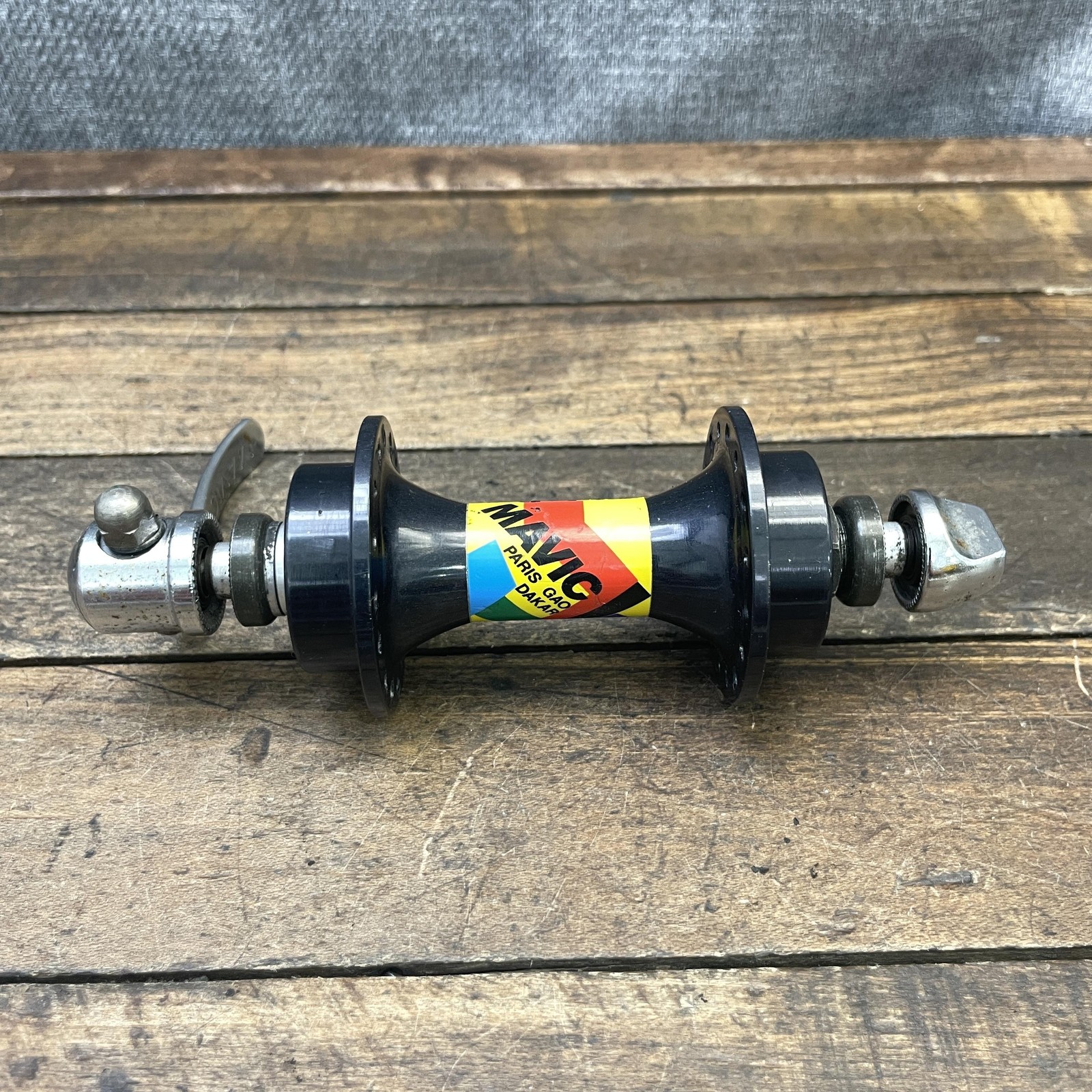 Vintage Mavic Paris Gao Dakar Hub Set 32H 100mm 130mm France Sealed Bearing 32