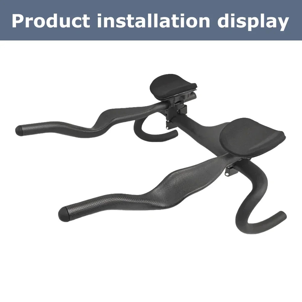 Road Bike Triathlon Time Trial Carbon Rest TT Handlebar 35 Degree Matte/Glossy