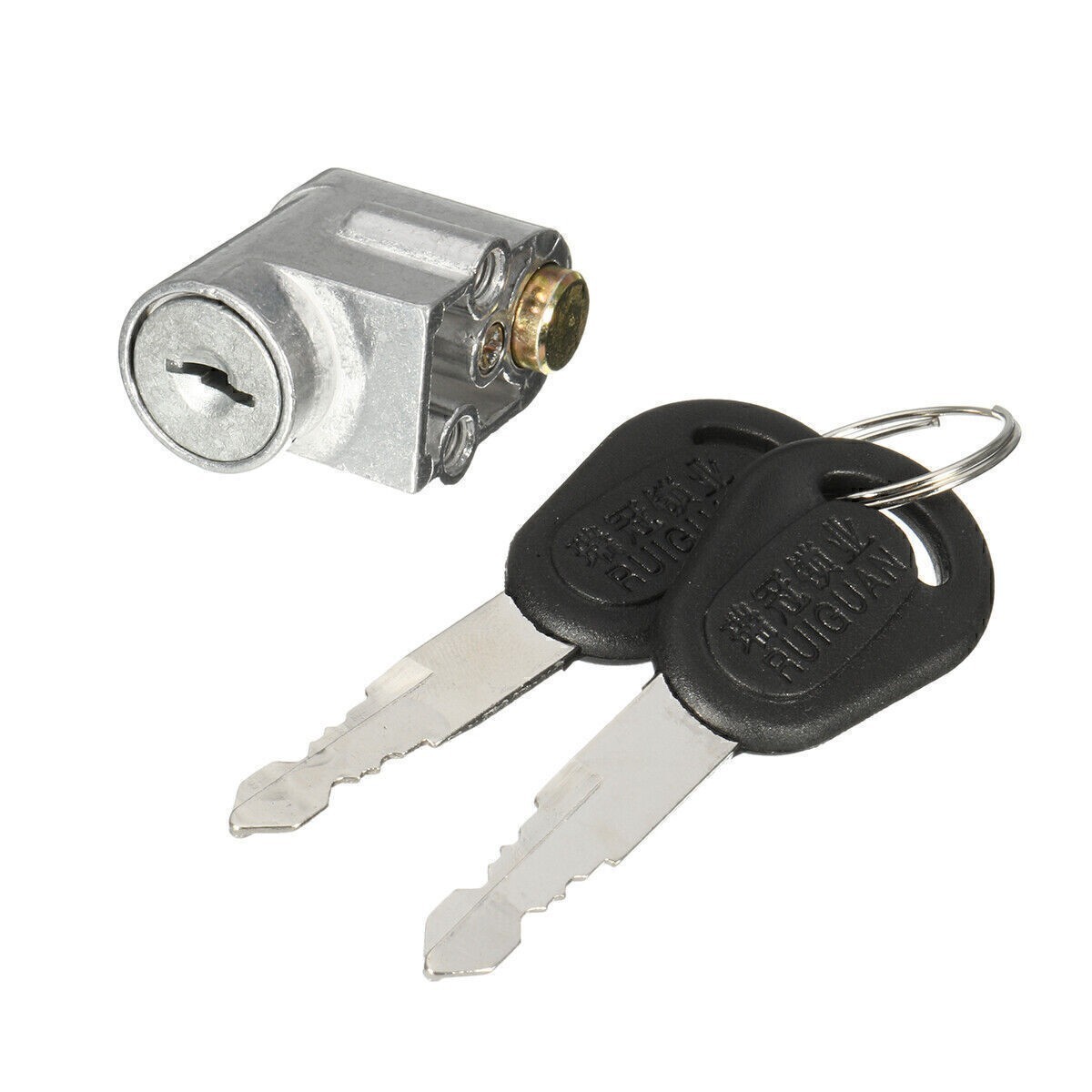 Universal E-Bike Motorcycle Scooter Battery Safety Lock Cylinder with 2 Keys