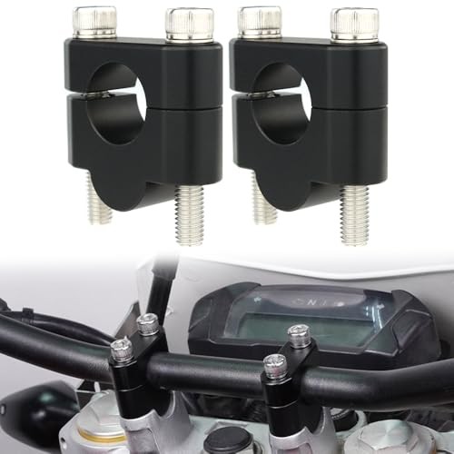 22mm Handlebar Risers 7/8” Motorcycle ATV Dirt Bike 20mm(0.78inch) Sand Black