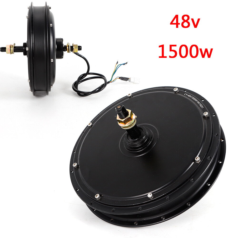 Brushless Motor E-bike Hub Motor 48V 1500W Rear Wheel Gearless Hub Motor 500RPM