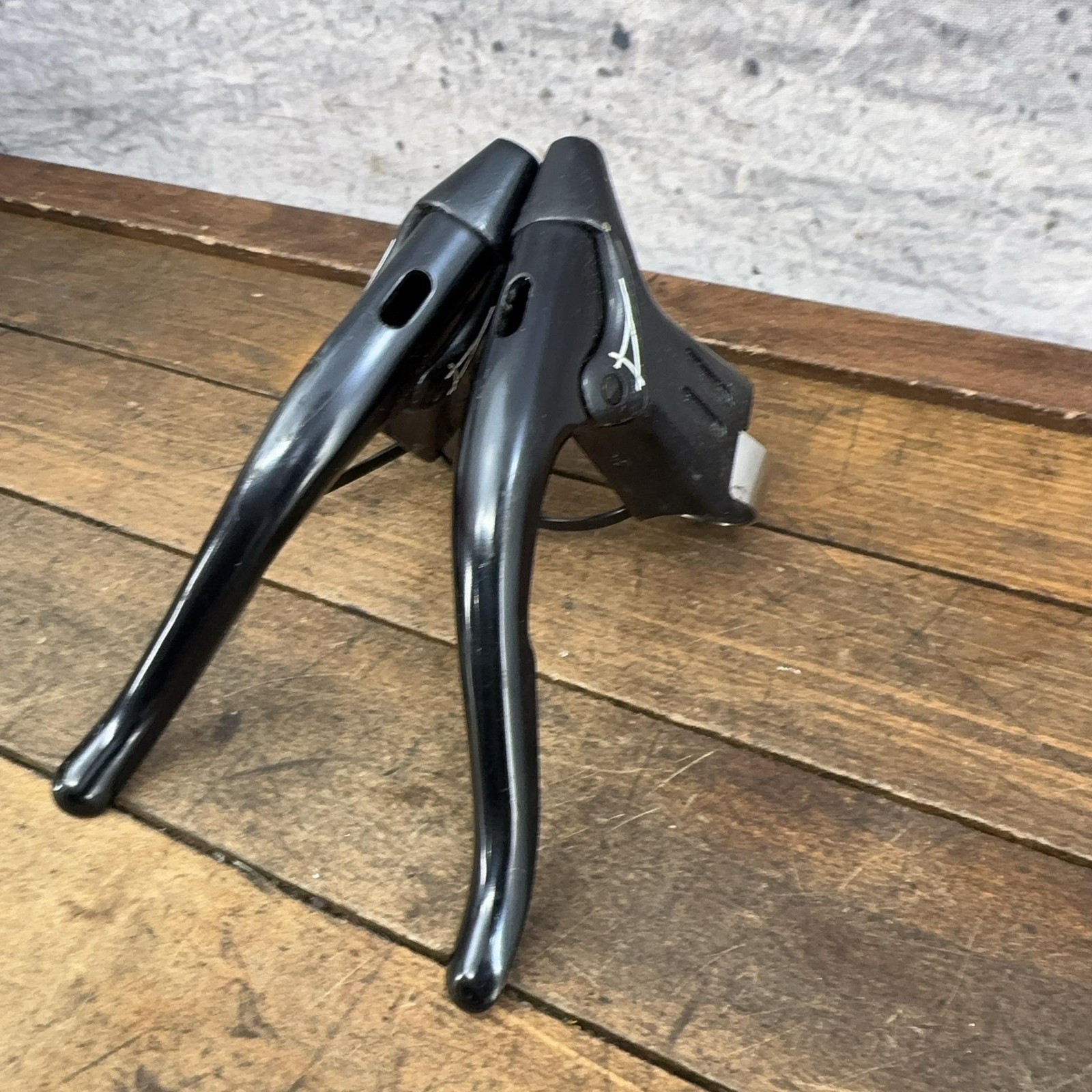 Vintage Aero Gran Compe Brake Levers Pair Black AGC 23.8mm Drop Bar Road Japan