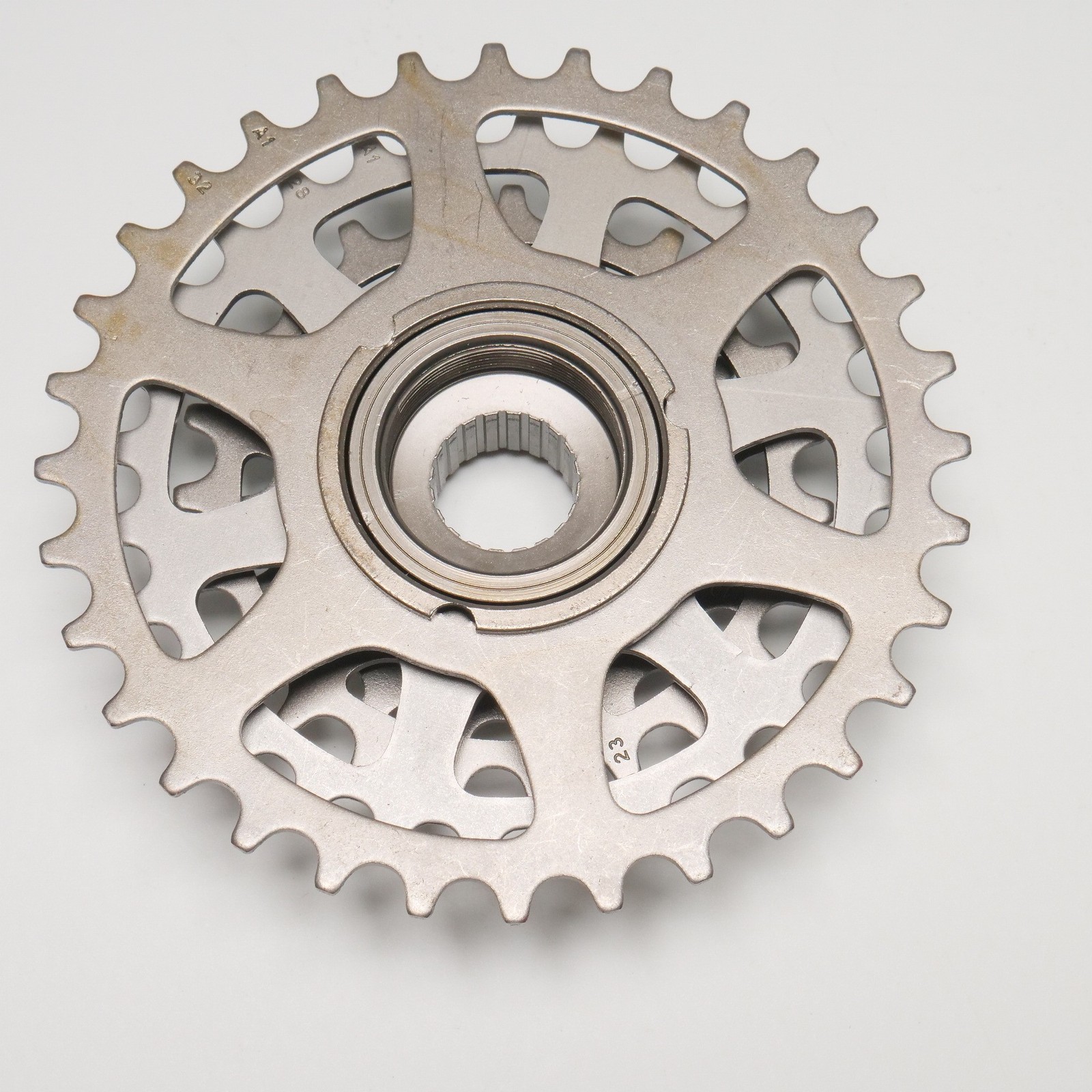 NOS Regina BX Freewheel 14-32t 6 Speed Wide ISO Thread Silver Vintage Eroica