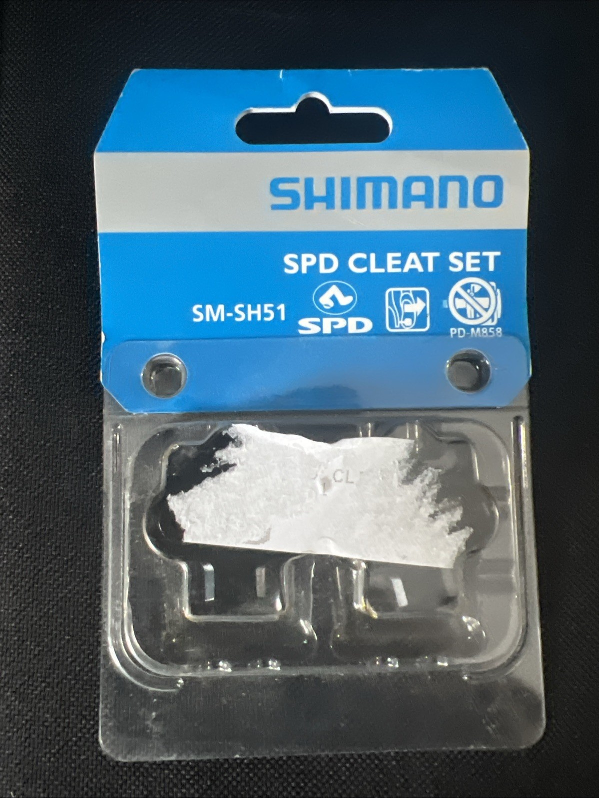 Shimano SM-SH51 SPD Cleats + Nuts fit PD-M520 M515 M505 Bike Pedals Set