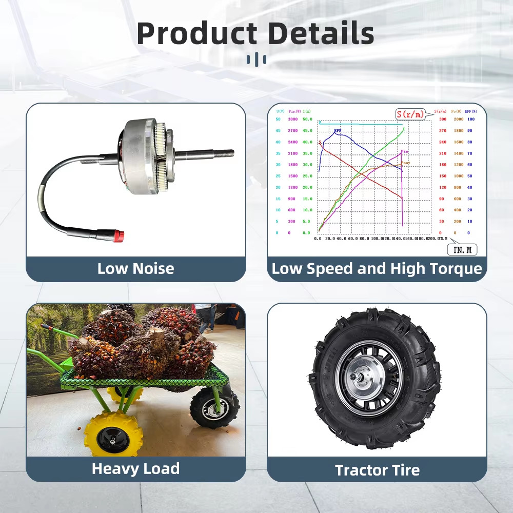 16 Inch High Torque Electric Motor Kit 48V 500W1000W 1500W Rear Hub Motor Kit