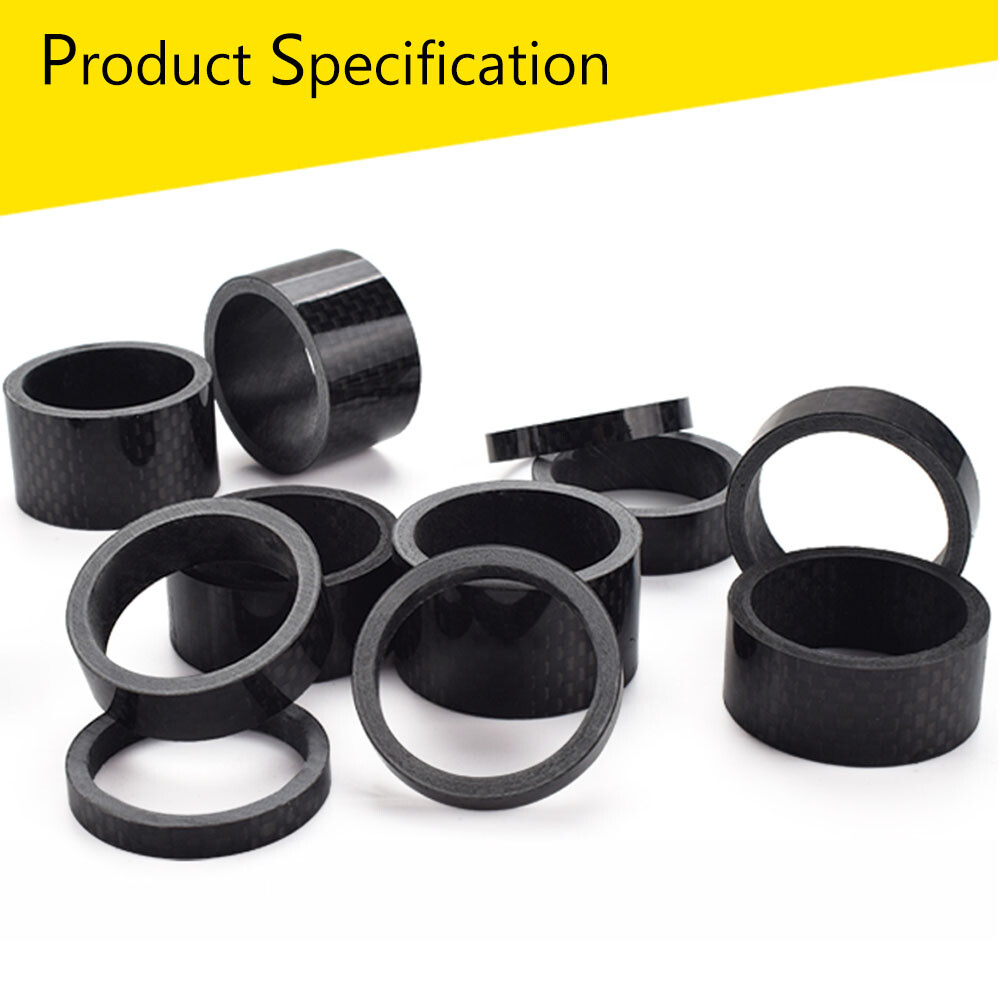11/5 pcs Headset Spacer 2-20mm Carbon/Aluminum 1-1/8″ MTB BMX Bike Fork Washer