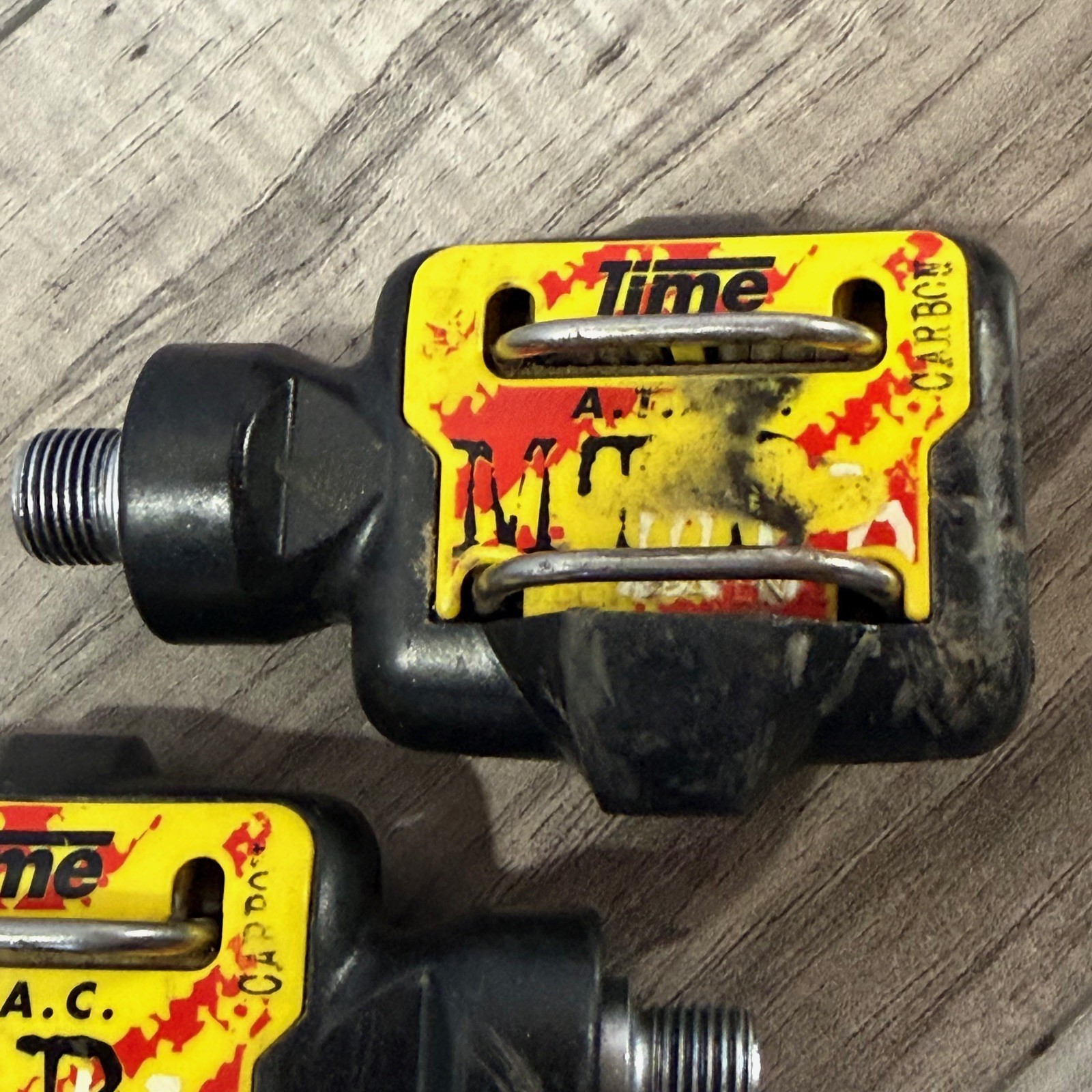 Time ATAC Carbon Mountain Bike Clipless Pedals Excellent Low Mileage