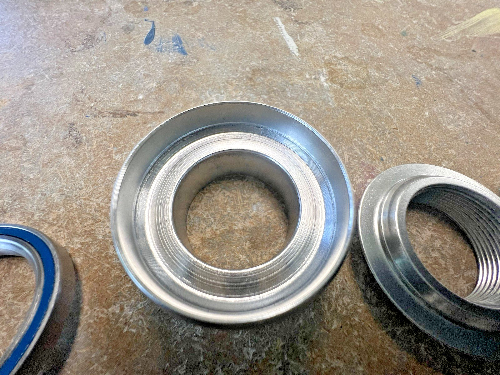 Velo Orange Grand Cru 1″ Headset Sealed Bearing Silver *Needs Crown Race