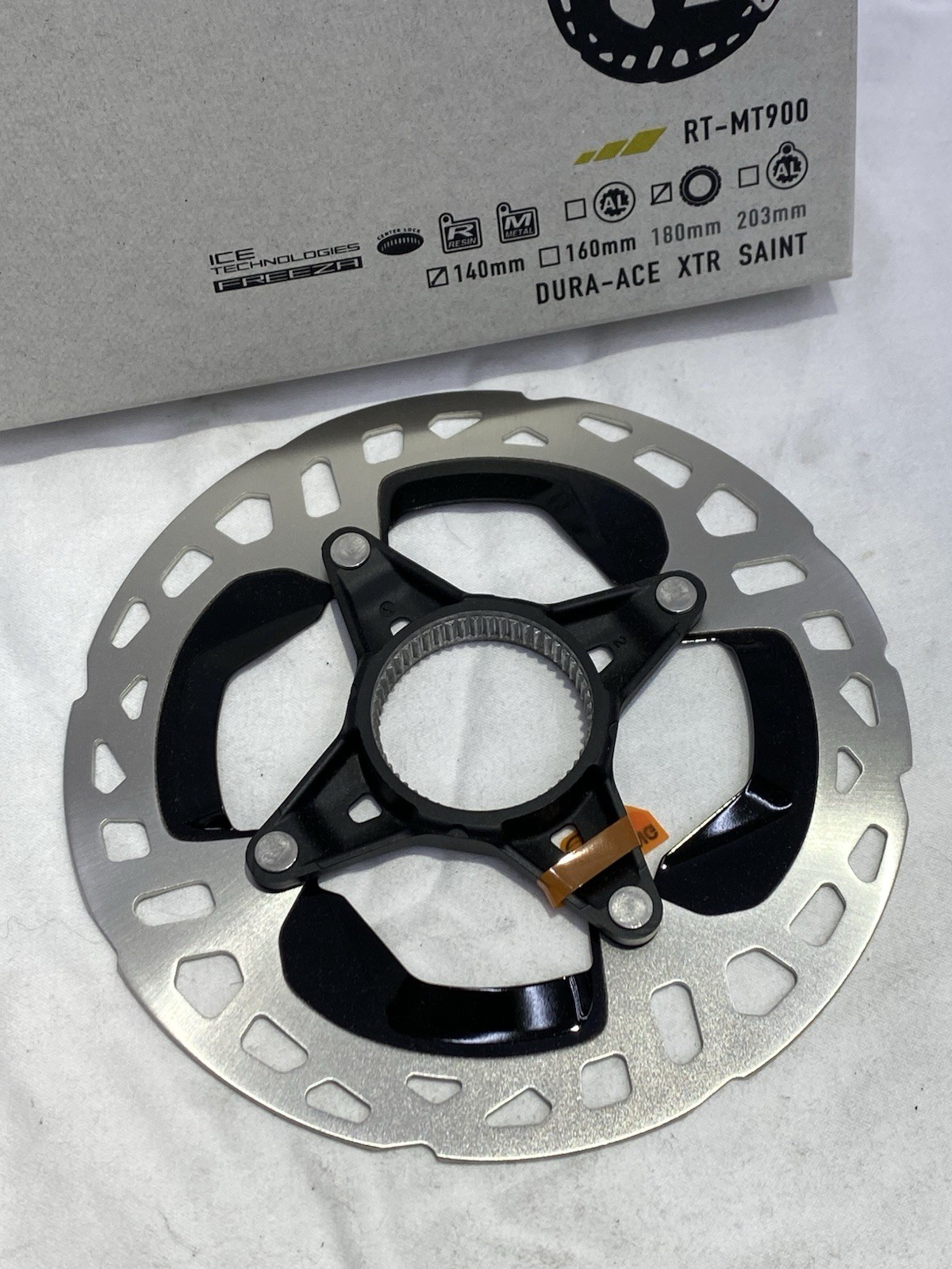 Shimano RT-MT900 Center Lock Disk Brake Rotor Black