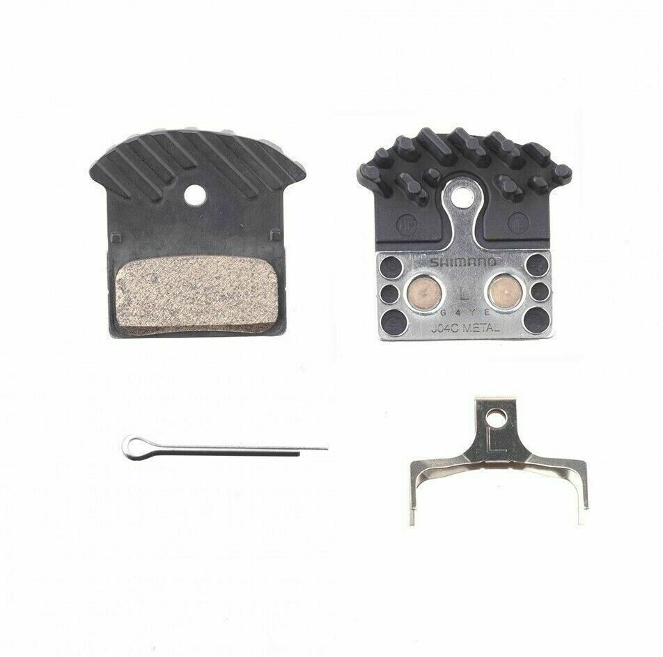 Shimano J02A/J04C Disc Brake Resin/Metal Pads with Fin ICE-TECH fit XTR SLX XT