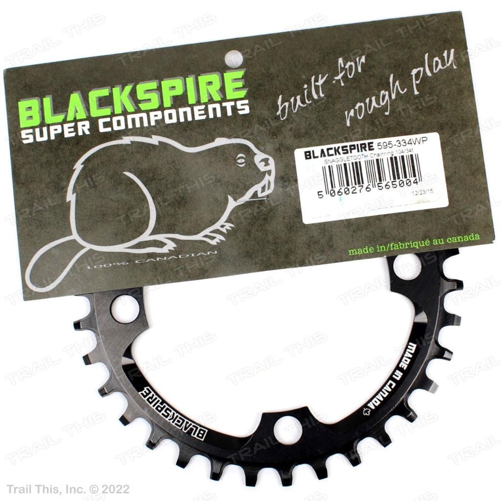 Blackspire 34T 104mm Chainring Narrow-Wide 1×9/10/11-Speed fits SRAM 104mm BCD