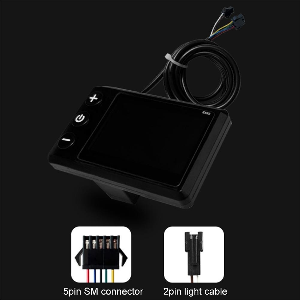 Electric Bike 3-mode Controller 80*50mm ABS Plastic Intelligent Speed Limit