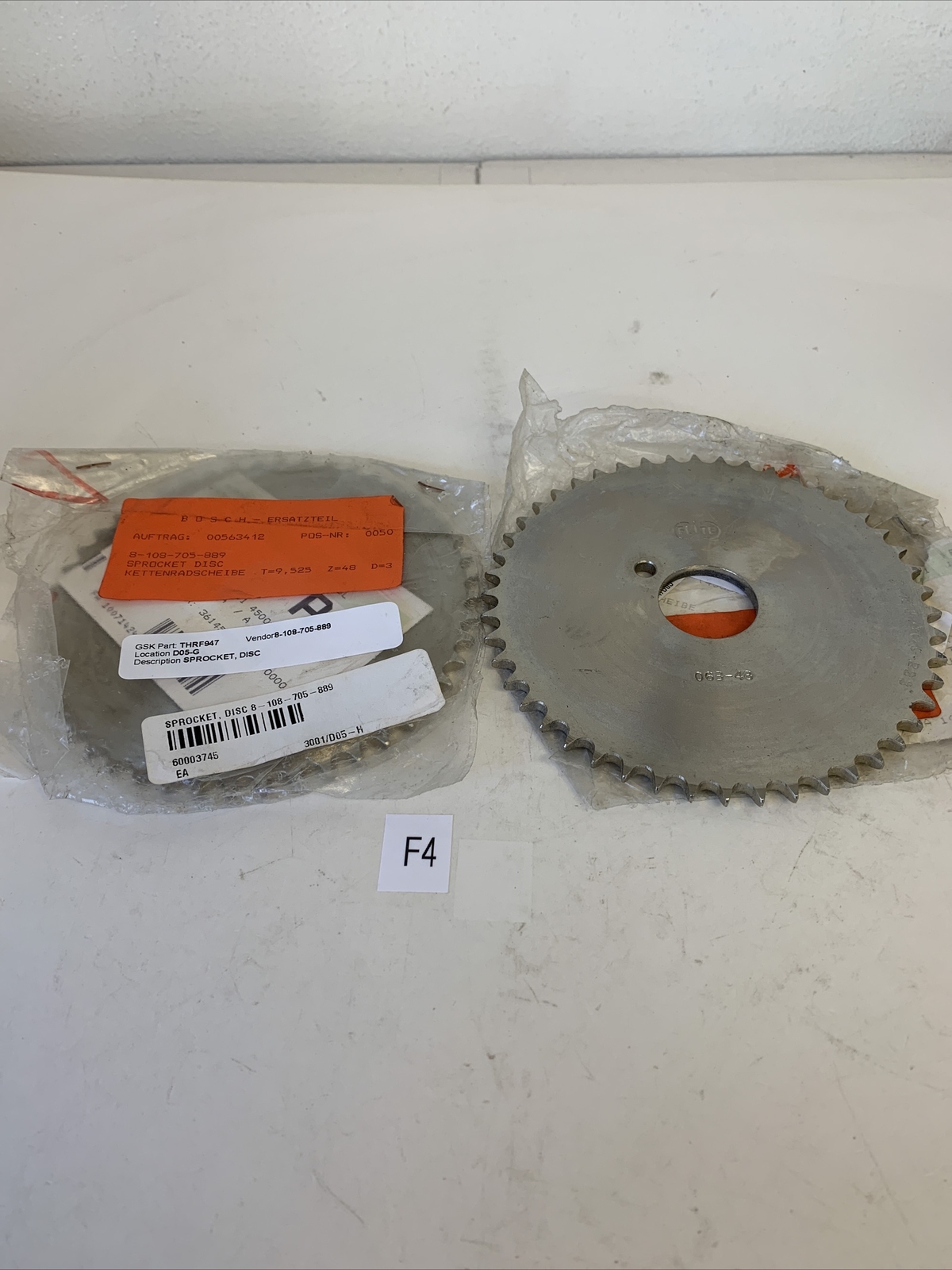 BOSCH Sprocket Disc 8-108-705-889 (Lot Of 2) Fast Shipping!~Warranty~