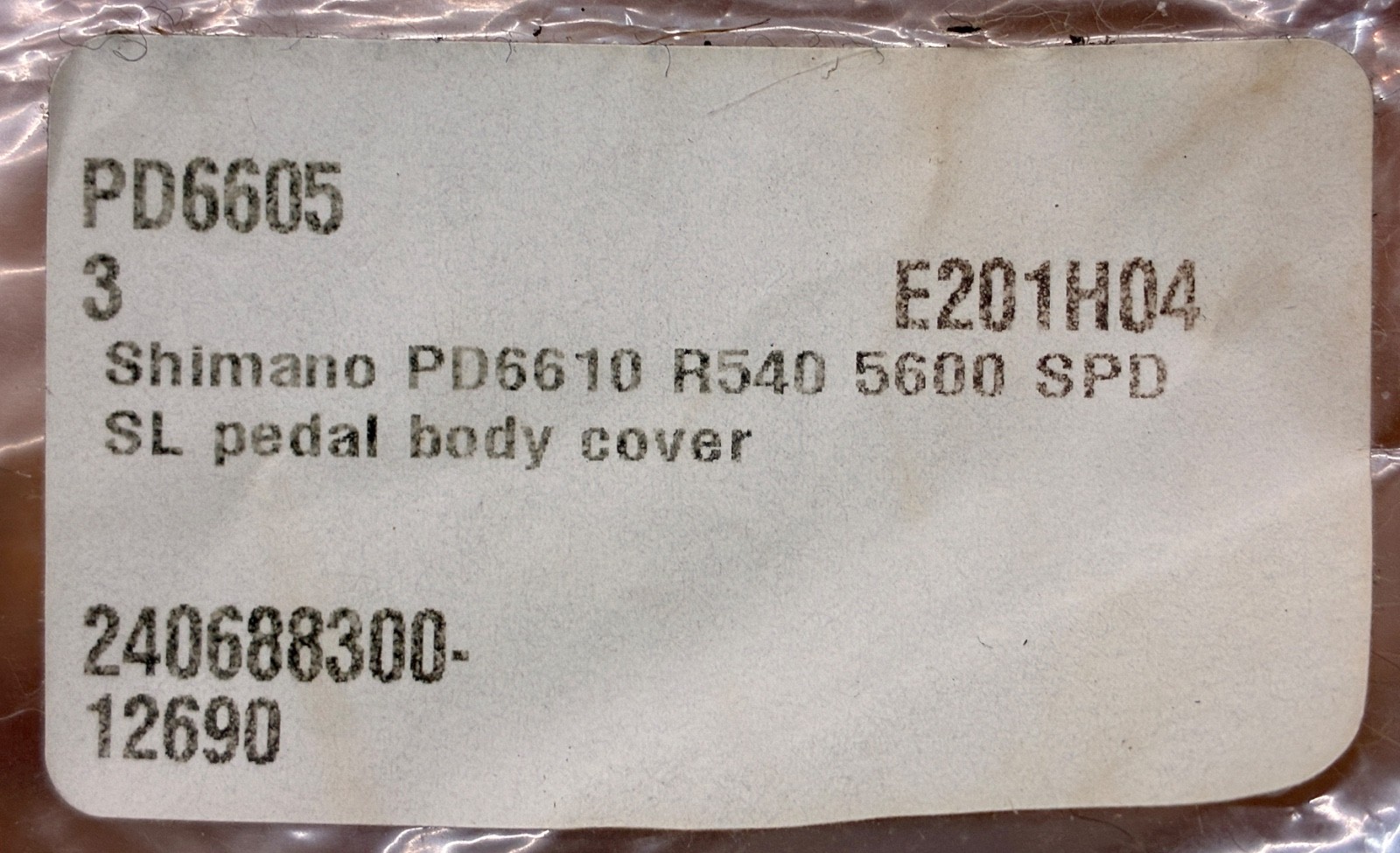 New Shimano PD-6610, PD-5600, PD-R540 SPD-SL Road Pedal Body Cover