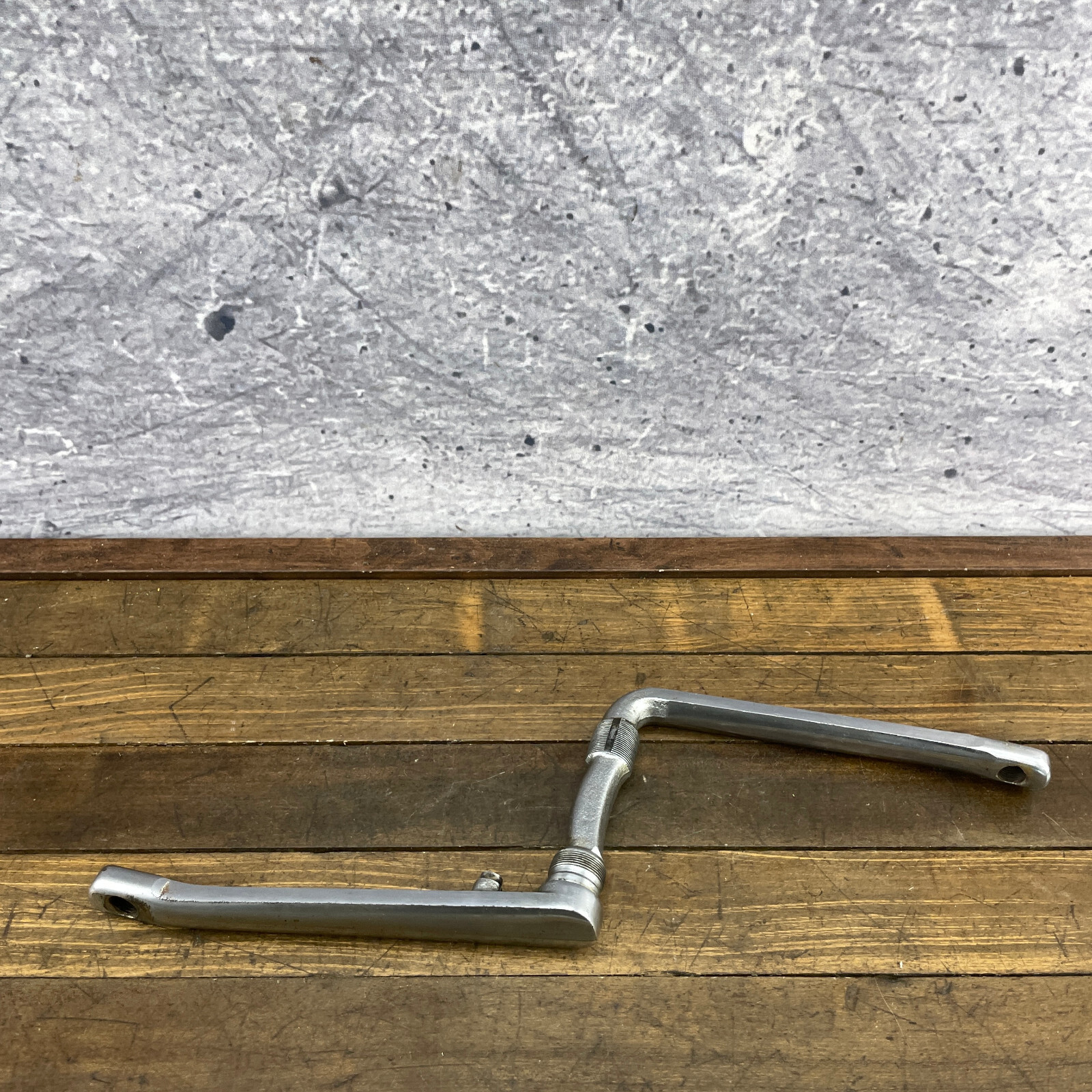 Old School BMX CRanks OPC Vintage BMX Crank Set 175 Chrome JS175 1PC CRMO