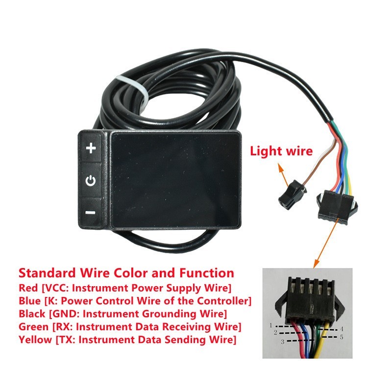 E-Bike C2 Display Meter/Control Panel Electric Bicycle SM plug speed display.