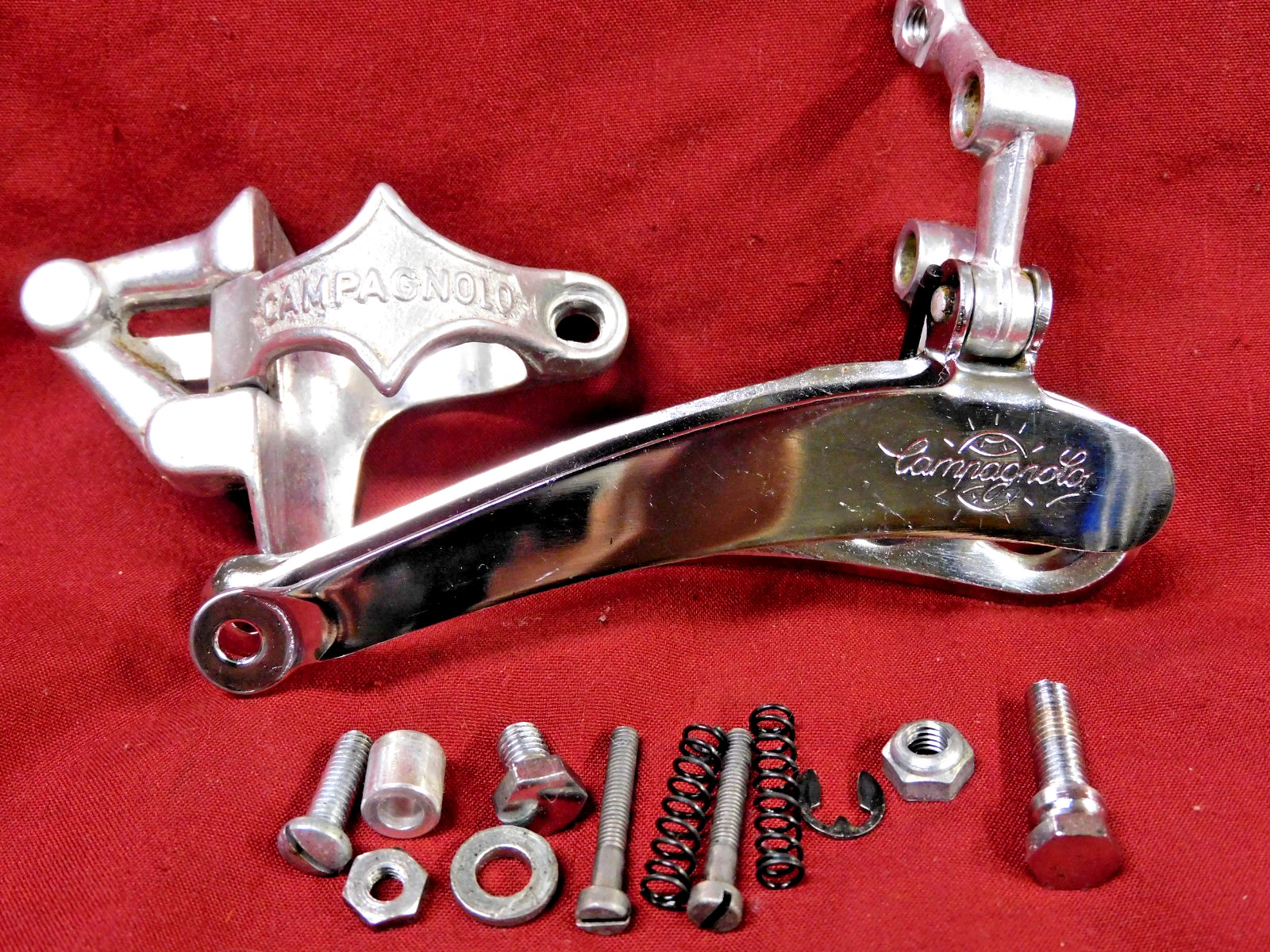 Mint Early 70’s Campagnolo Nuovo Record 1052 Front Derailleur 28.6 mm Clamp-on