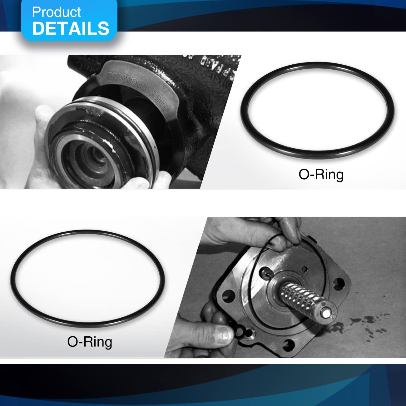 Replace for Sheppard M100 M90 Power Steering Gear, Sector Shaft Seal Kit,…