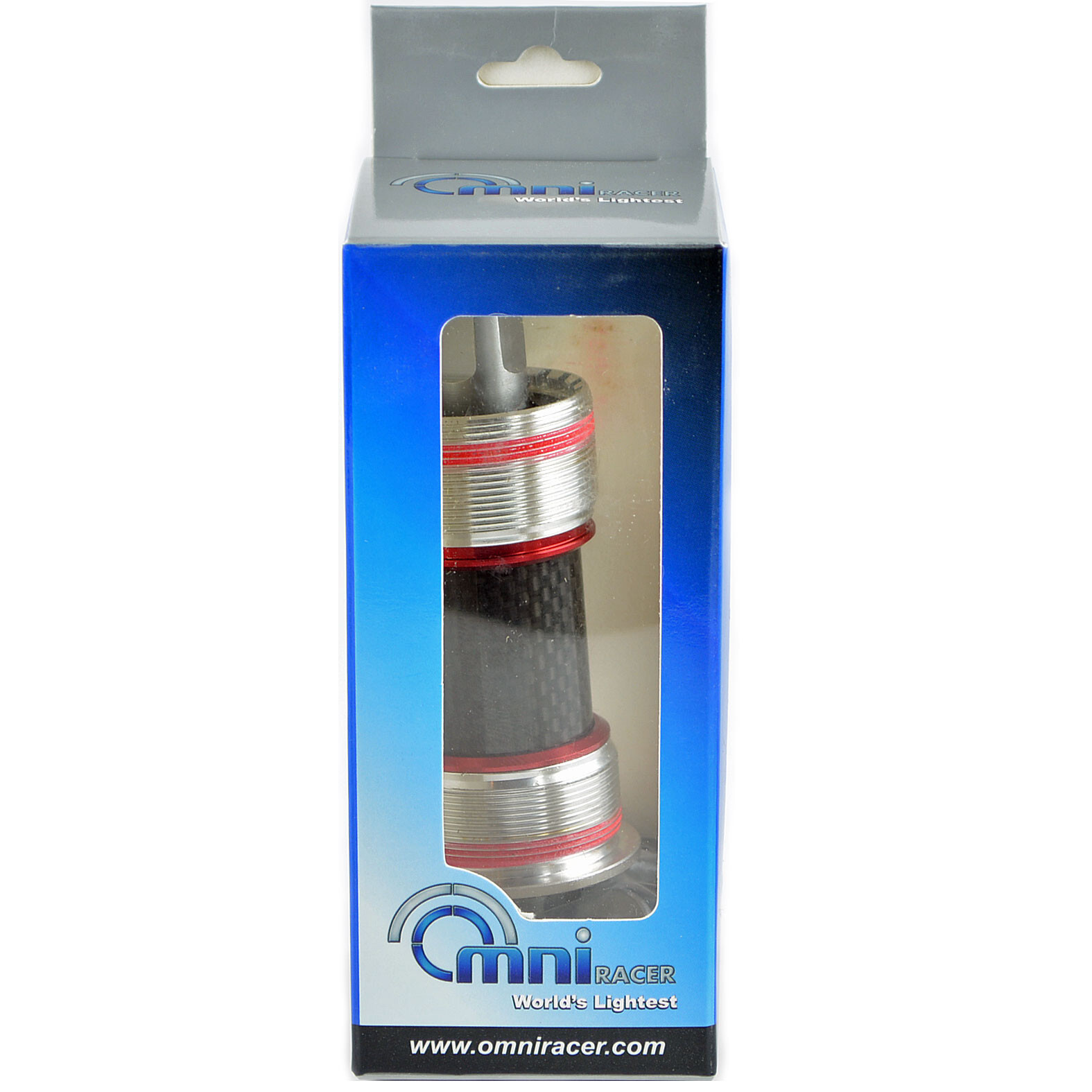 OMNI Racer Titanium Ti Ceramic ISO Square Taper Bottom Bracket: 70x111mm Italian