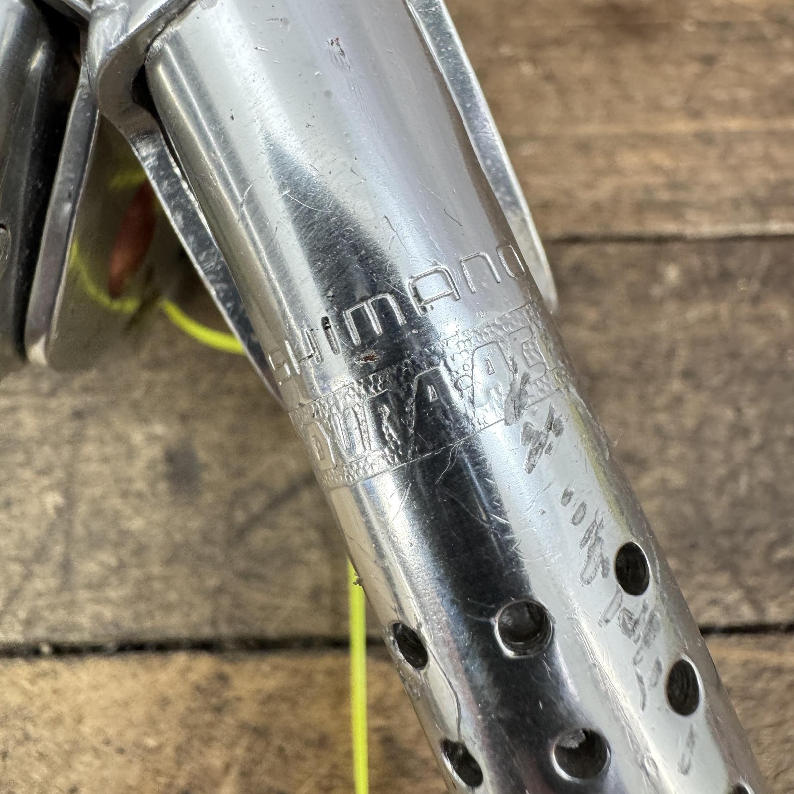 Vintage Shimano Dura-Ace Brake Levers Drilled 1st Gen Non-Aero Drop Bar 70s