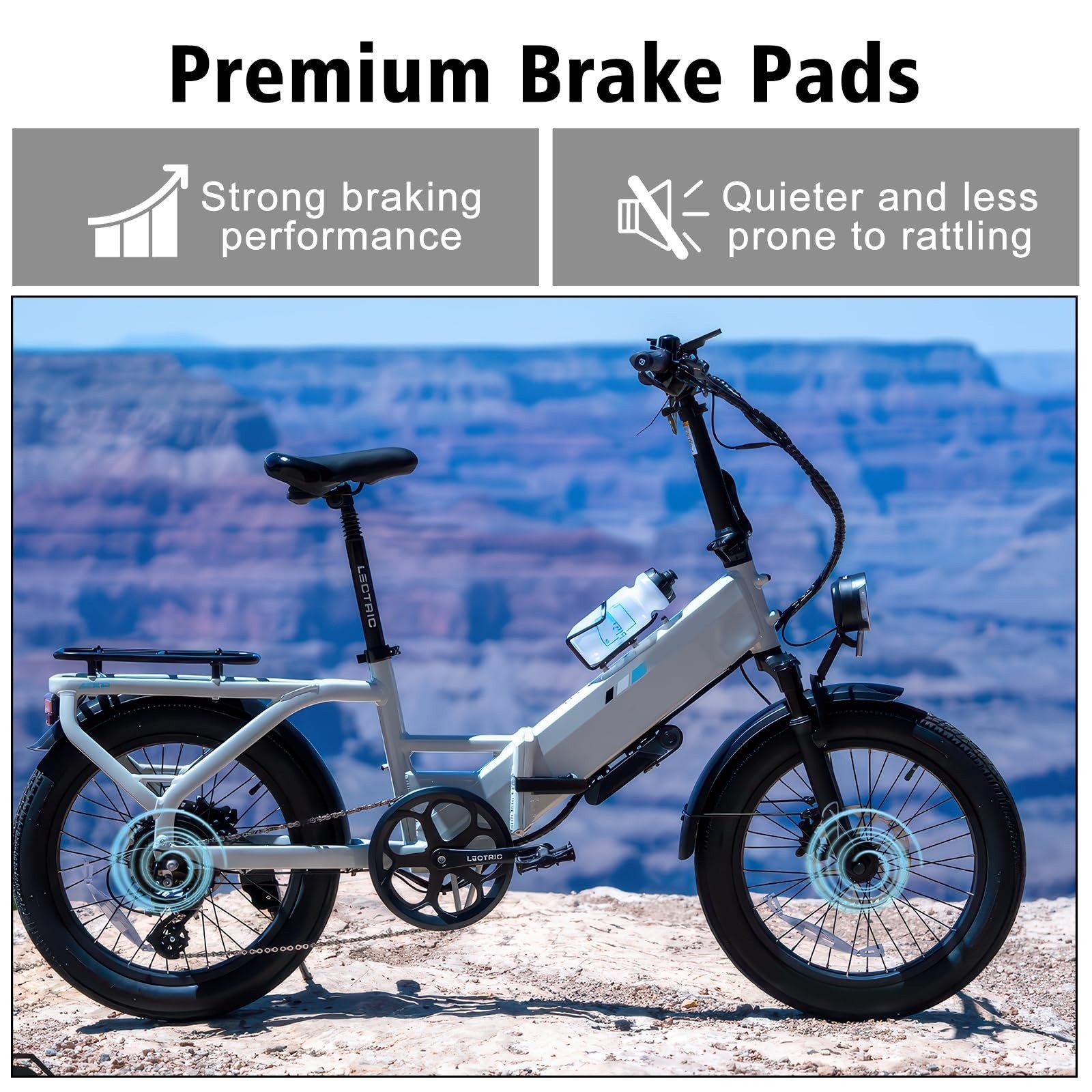 Brake Pads for Lectric XP Trike/Xpeak/Xpress/Xpedition E-Bike