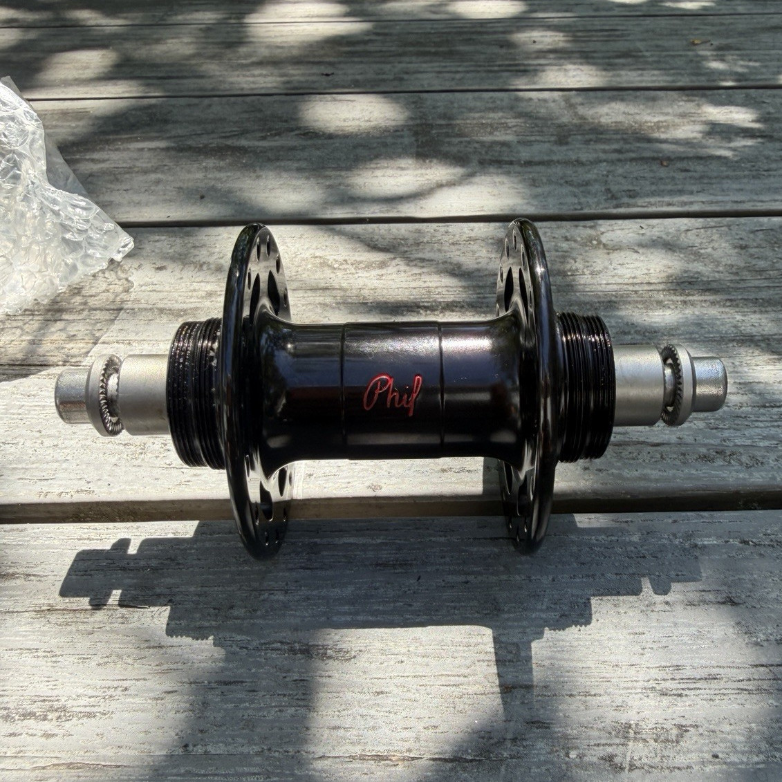 NEW Phil Wood SLR Rear Track Hub Fixed Gear Single Speed Black 120mm Bolt-On
