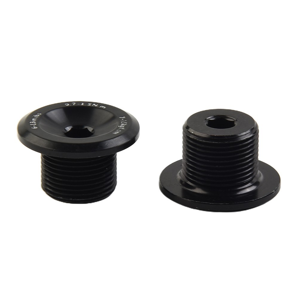 Brandnew Crank Screw Ebike Repair Screw Aluminum Alloy Black 23.8mm Nut