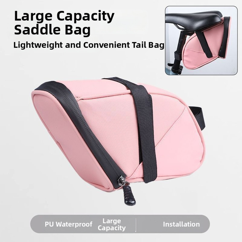 22 x 7.5 x 14 cm Waterproof Tail Bag for Bikes with Secure Quick Release Clip