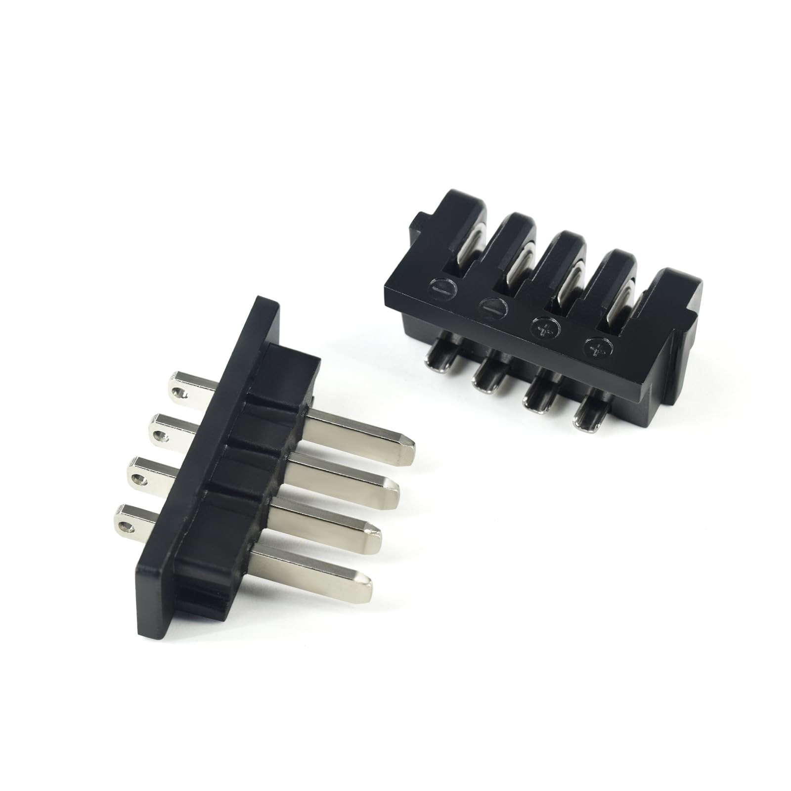 Battery Power Box Connector 4 Pins Male/Female, Hailong Compatible Plug Parts
