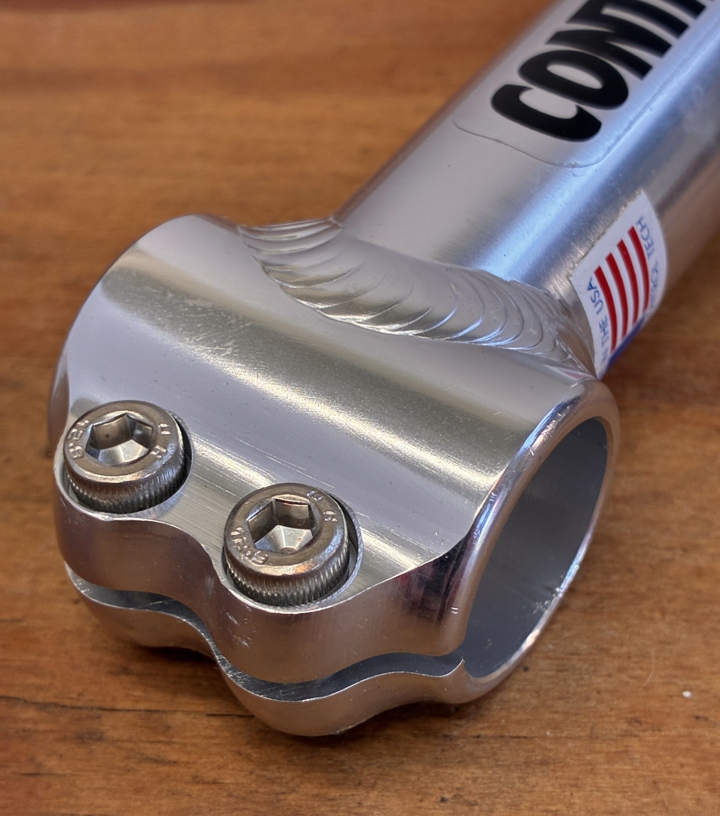 NOS 1″ Control Tech Control Ahead Road Threadless Stem Silver 130mm NIB 0d