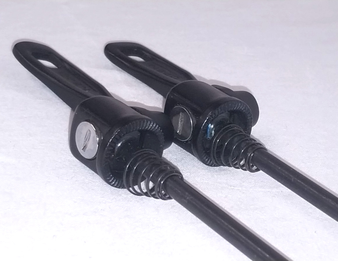 Shimano Close Quick Release Skewer Set Front Rear 100/135 MTB Road Bike QR Black